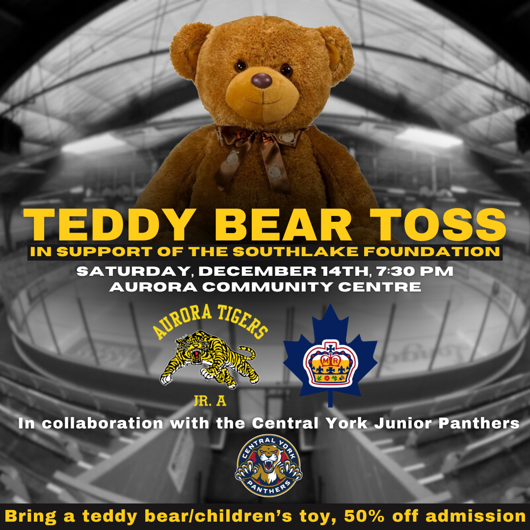 Teddy Bear Toss Date ANNOUNCED Aurora Tigers